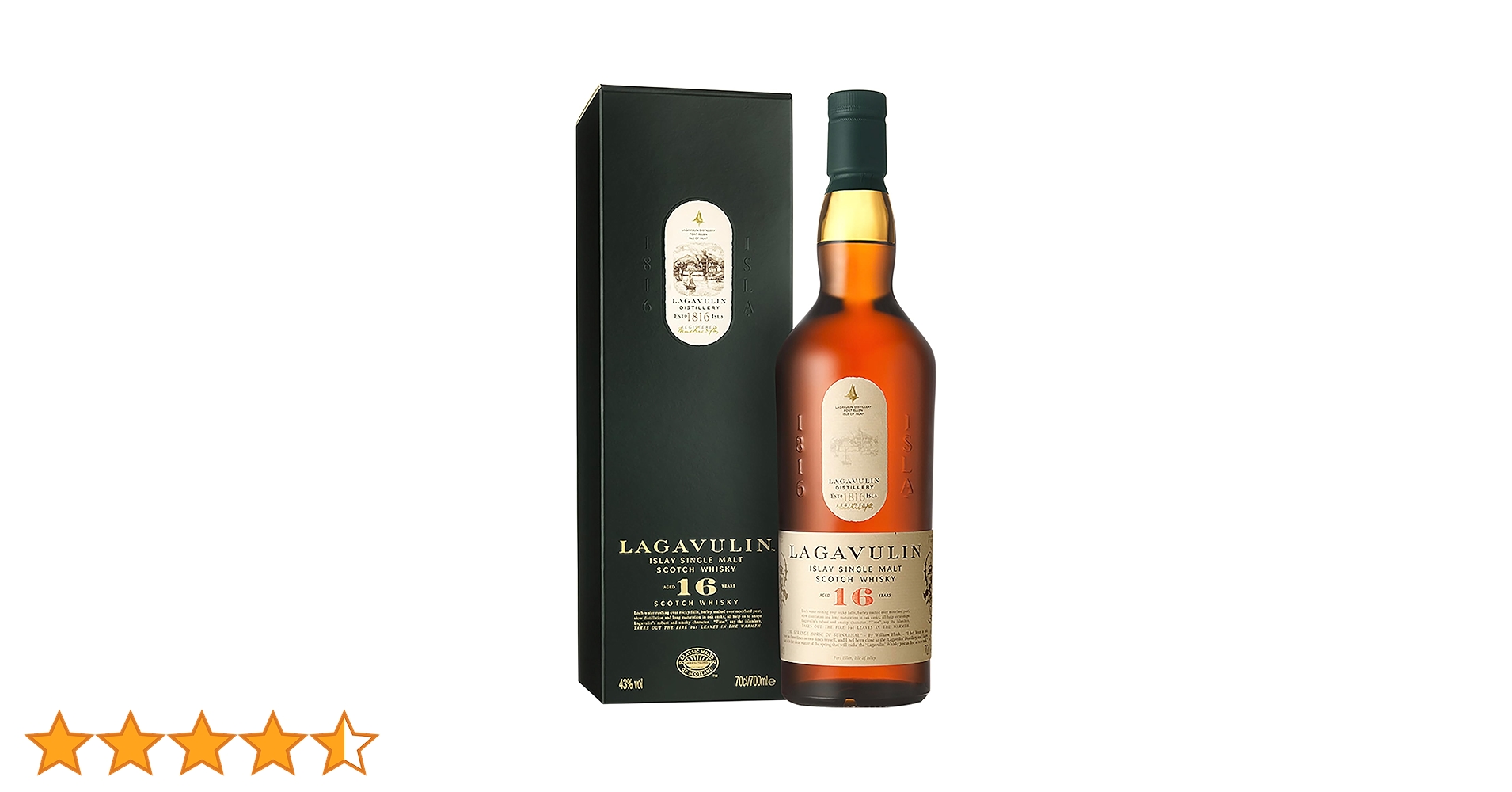 Amazon.co.jp: Lagavulin 16 Years Malt Whiskey British 700ml : Food